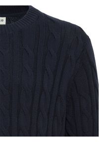 !SOLID - Solid Sweter 21107899 Granatowy Regular Fit. Kolor: niebieski. Materiał: bawełna #6
