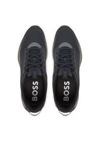 BOSS Sneakersy Ttnm Evo Runn 50529544 Granatowy. Kolor: niebieski. Materiał: materiał