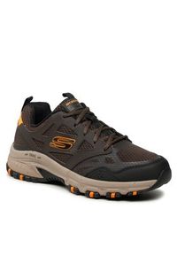 skechers - Skechers Półbuty Hillcrest 237265/BRN Brązowy. Kolor: brązowy. Materiał: skóra #5