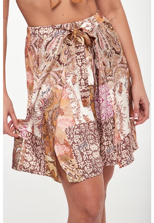 Liu Jo - Spódnico-szorty damskie ze wzorem paisley LIU JO. Wzór: paisley