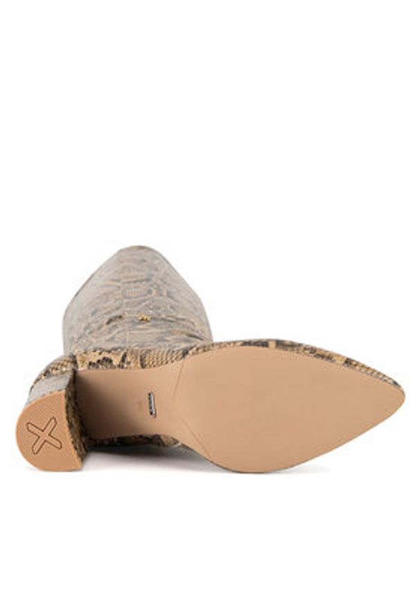 MEXX Kozaki MI001805743W Beżowy. Kolor: beżowy. Materiał: materiał