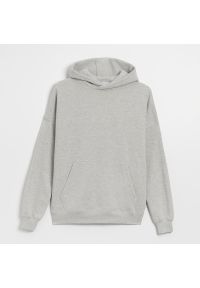 House - Jasnoszara bluza z kapturem - Szary. Typ kołnierza: kaptur. Kolor: szary