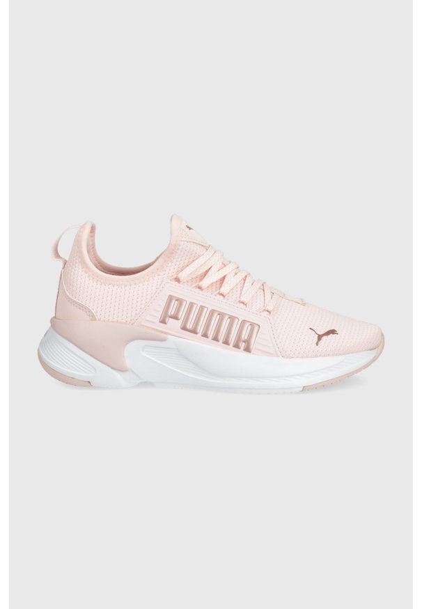 Puma buty Softride Premier Slip-On Wns kolor różowy. Nosek buta: okrągły. Zapięcie: bez zapięcia. Kolor: różowy. Sport: bieganie