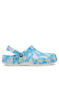 Crocs Klapki Classic Duke Print Clog 210003 Niebieski. Kolor: niebieski. Wzór: nadruk