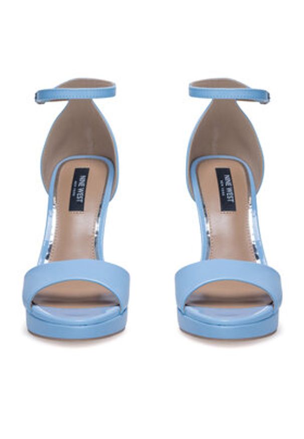 Nine West Sandały WFA2733-2 Niebieski. Kolor: niebieski. Materiał: syntetyk