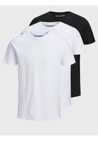 Jack & Jones - Jack&Jones Komplet 3 t-shirtów Organic Basic 12191759 Kolorowy Regular Fit. Materiał: bawełna. Wzór: kolorowy #1