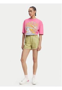 Billabong Szorty jeansowe Little Sister EBJDS00103 Zielony jasny Relaxed Fit. Kolor: zielony. Materiał: bawełna #2