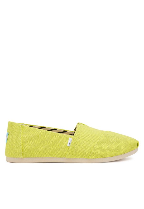 Półbuty Toms. Kolor: zielony