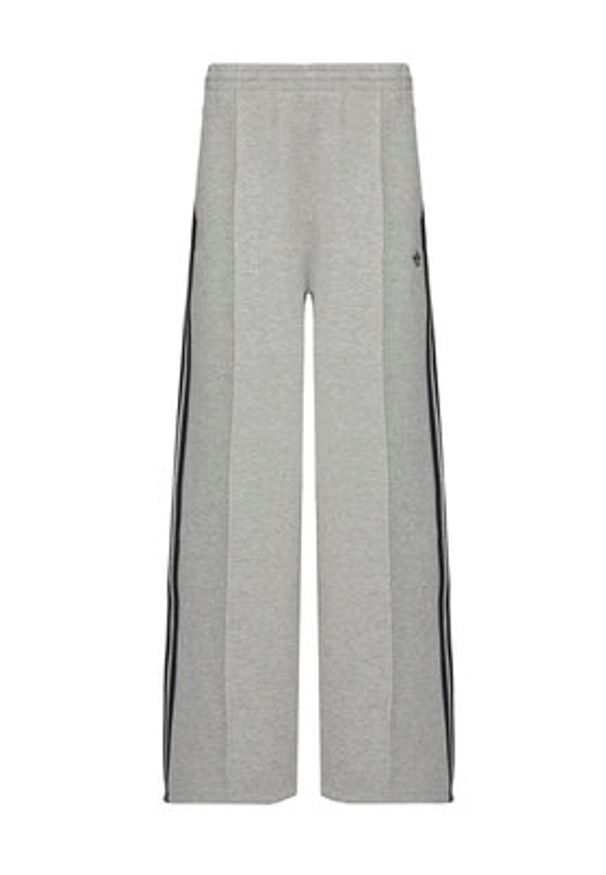 Adidas - adidas Spodnie dresowe adicolor Spacer 3-Stripes JV7497 Zielony Wide Leg. Kolor: zielony. Materiał: bawełna. Sport: turystyka piesza