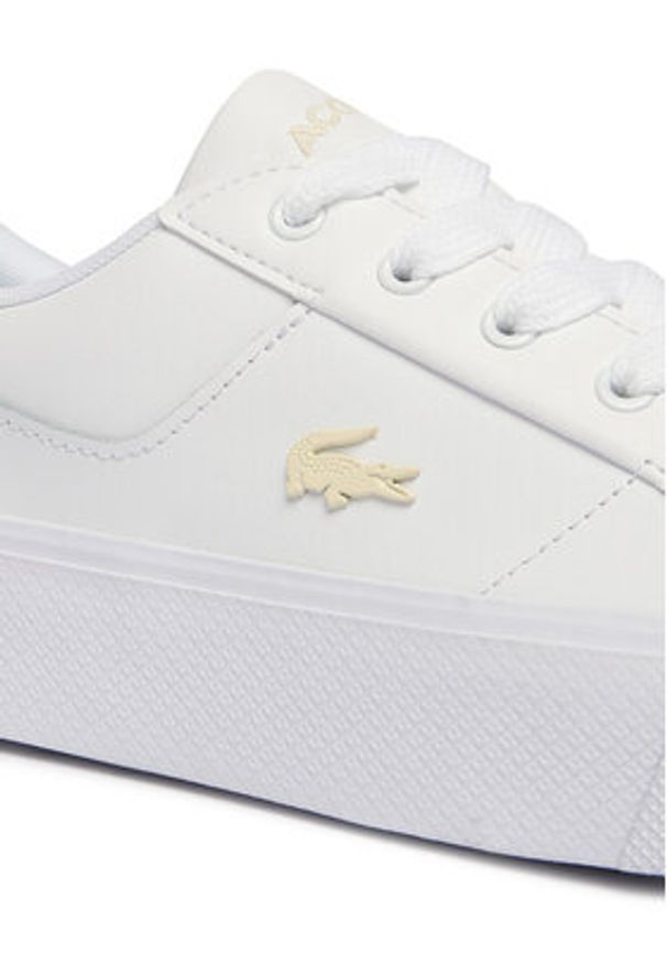 Lacoste Sneakersy Ziane Platform 50CFA0033 Biały. Kolor: biały. Materiał: skóra. Obcas: na platformie