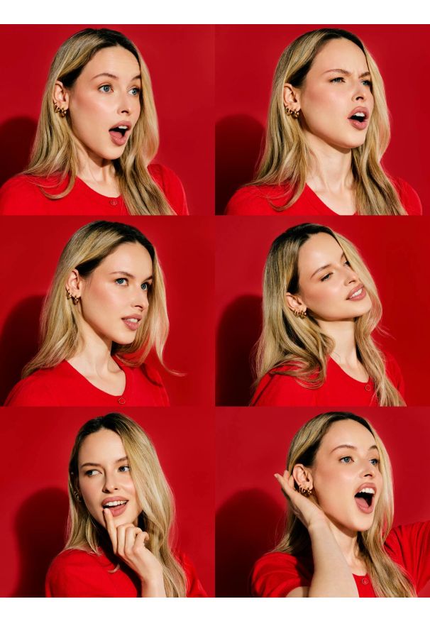 Big-Star - Sweter damski zapinany na guziki z krótkim rękawem czerwony Manona 603. Kolor: czerwony. Materiał: dzianina, skóra, jeans. Długość rękawa: krótki rękaw. Długość: krótkie. Styl: elegancki, klasyczny