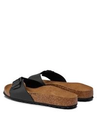 Birkenstock Klapki Madrid 0040793 Czarny. Kolor: czarny. Materiał: skóra