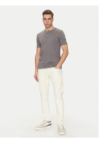 Marc O'Polo T-Shirt 523 2176 51206 Szary Regular Fit. Typ kołnierza: polo. Kolor: szary. Materiał: bawełna #4