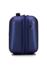 Wittchen - Komplet walizek z polikarbonu z teksturą. Kolor: niebieski. Materiał: guma. Styl: klasyczny #8