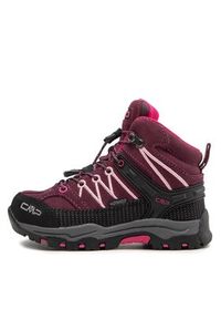 CMP Trekkingi Kids Rigel Mid Trekking Shoe Wp 3Q12944 Bordowy. Kolor: czerwony. Materiał: zamsz, skóra #2