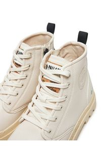 Palladium Trapery Pampa Hi Re Vegan Lth 74378-116-M Biały. Kolor: biały. Materiał: skóra