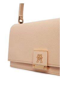 TOMMY HILFIGER - Tommy Hilfiger Torebka Th Monogram Pebble Grain Crossbody Bag AW0AW17216 Różowy. Kolor: różowy. Materiał: skórzane #2