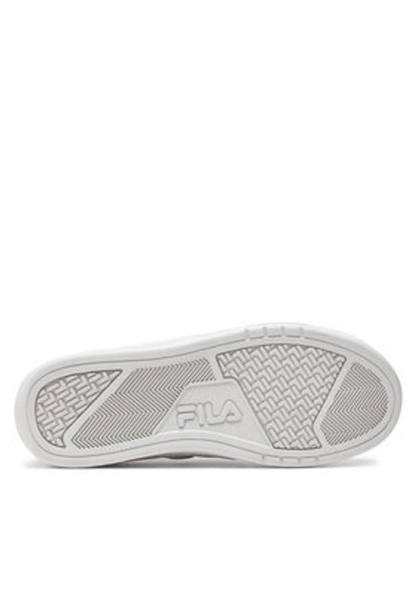 Fila Sneakersy Crosscourt Line Teens FFT0101 Biały. Kolor: biały. Materiał: skóra