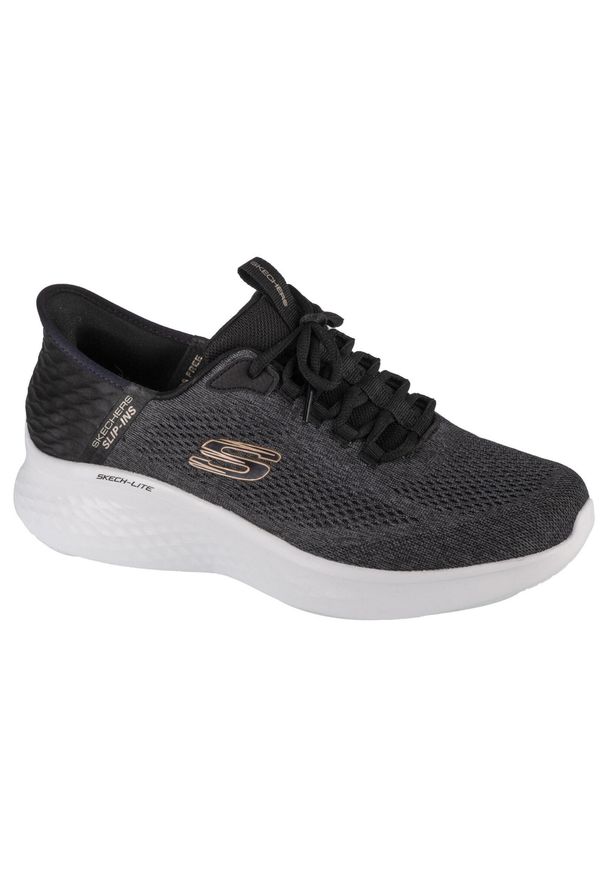 skechers - Buty do chodzenia męskie Skechers 232466OFWT. Kolor: wielokolorowy, czarny, szary. Materiał: tkanina, materiał. Szerokość cholewki: normalna. Sport: turystyka piesza