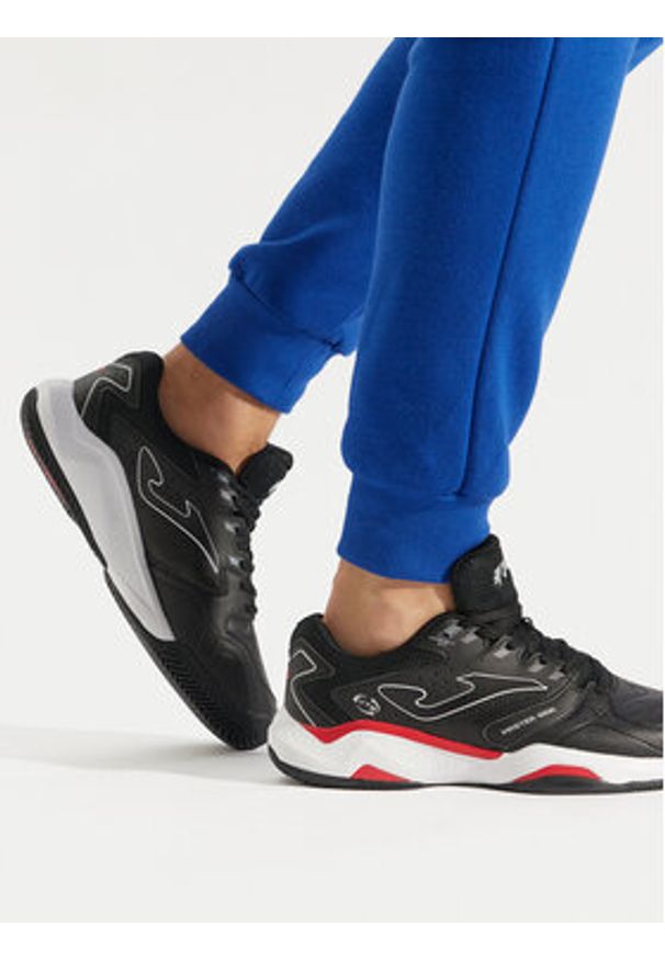 Joma Buty do tenisa Master 1000 Men 2401 TM100S2401C Czarny. Kolor: czarny. Materiał: skóra. Sport: tenis