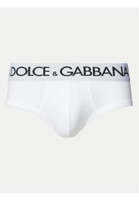 DOLCE & GABBANA - Dolce&Gabbana Komplet 2 par slipów M9D69J ONN97 Biały. Kolor: biały. Materiał: bawełna #1