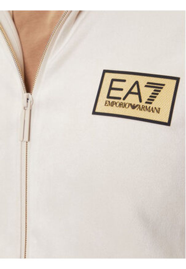 EA7 Emporio Armani Bluza 7M000675 AF16718 U1086 Beżowy Regular Fit. Kolor: beżowy. Materiał: syntetyk