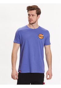 Alpha Industries T-Shirt NASA Davinci T 136508 Fioletowy Regular Fit. Kolor: fioletowy. Materiał: bawełna #1