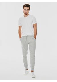 Pako Lorente - Dzianinowe spodnie dresowe w szarym kolorze. Okazja: na co dzień. Kolor: szary. Materiał: dresówka, dzianina. Wzór: gładki. Styl: casual #5