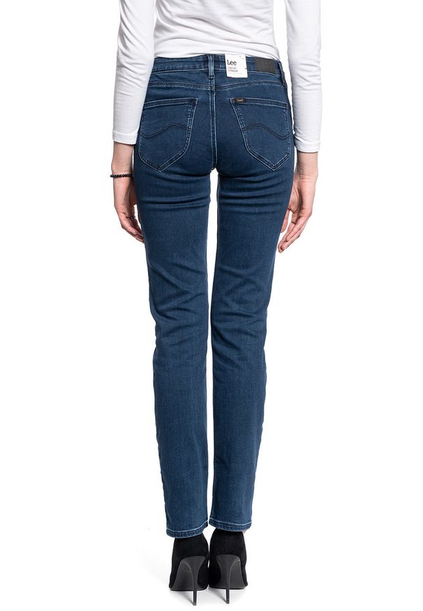 Lee - DAMSKIE SPODNIE JEANSOWE LEE Marion Straight DARK JONI L301PHWV 112105873