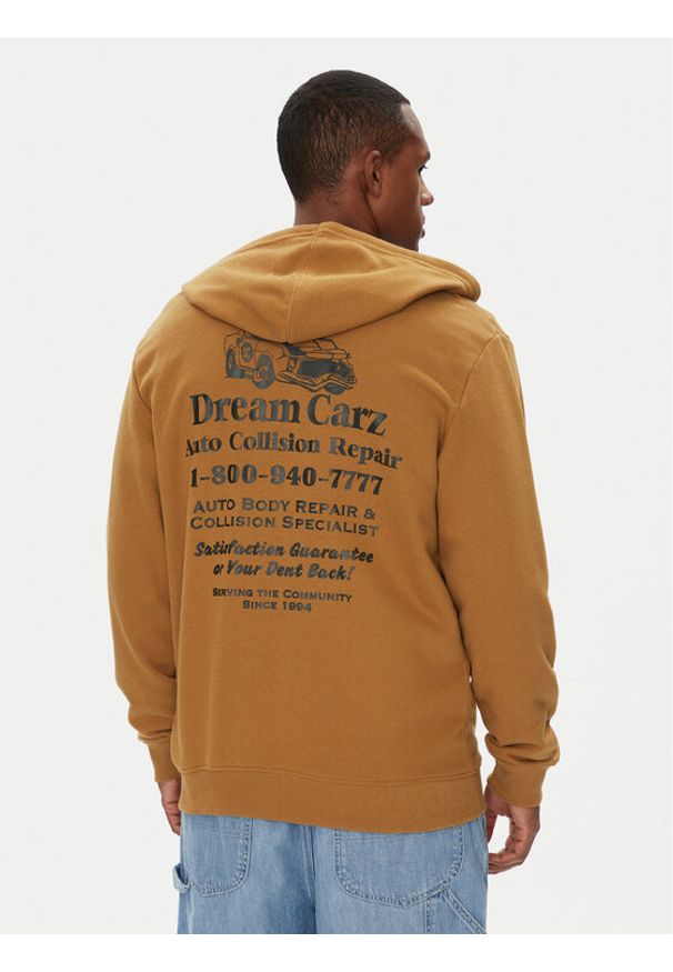 DC Shoes Bluza ADYSF03147 Brązowy Regular Fit. Kolor: brązowy. Materiał: bawełna