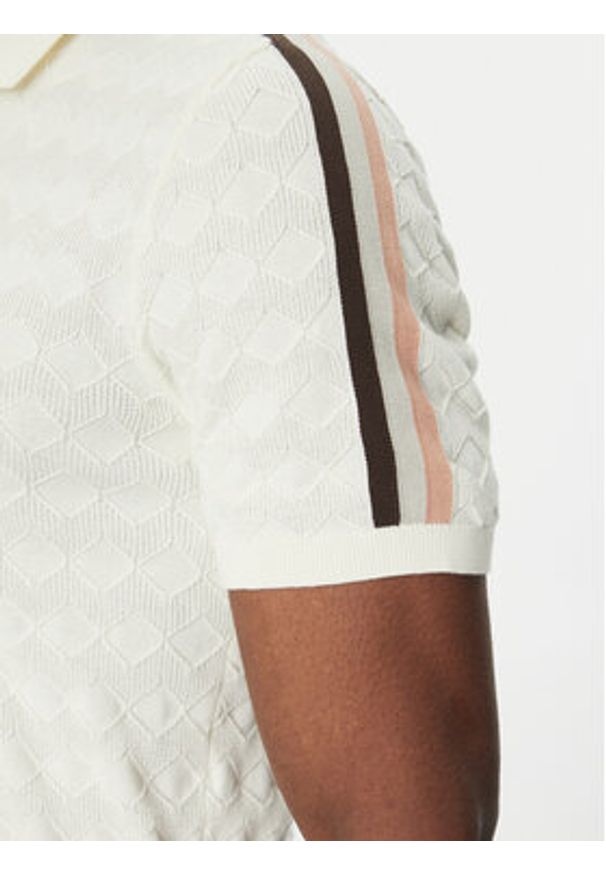 Liu Jo Sweter Maglia Chiusa QA5029 MA71P Écru Regular Fit. Materiał: bawełna