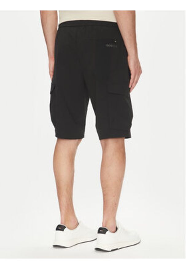 BOSS Szorty sportowe S_Urbanex-Cargo 50534318 Czarny Tapered Fit. Kolor: czarny. Styl: sportowy