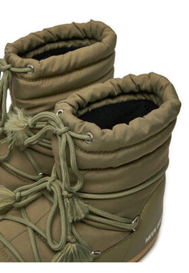 Moon Boot Śniegowce Evx Light Nylon 80D1470010 Khaki. Kolor: brązowy. Materiał: skóra