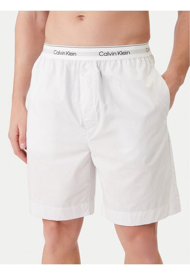 Calvin Klein Underwear Szorty piżamowe LV00NM2832 Szary Regular Fit. Kolor: szary. Materiał: bawełna