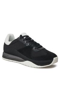 Calvin Klein Sneakersy Low Top Lace Up HM0HM01286 Czarny. Kolor: czarny. Materiał: skóra