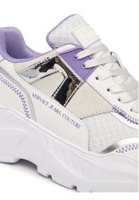 Versace Jeans Couture Sneakersy 80VA3SC4 ZSE18 V64 Biały. Kolor: biały. Materiał: skóra #3