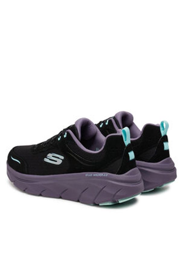 skechers - Skechers Sneakersy 150108/BKMT Czarny. Kolor: czarny. Materiał: materiał