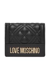 Love Moschino - Mały Portfel Damski LOVE MOSCHINO. Kolor: czarny