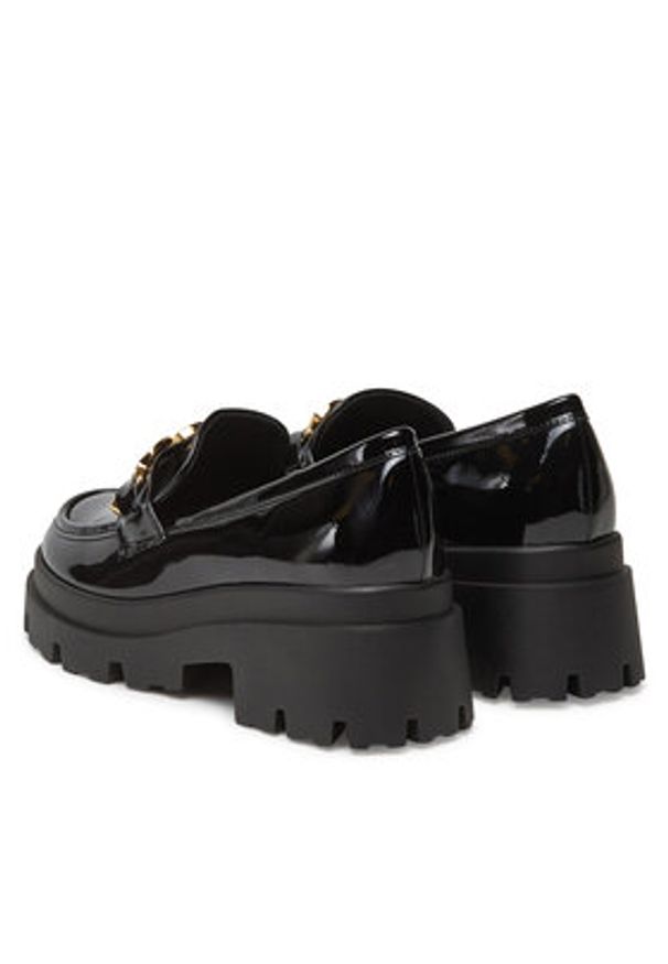 DeeZee Loafersy 8-409-1 Czarny. Kolor: czarny. Materiał: skóra