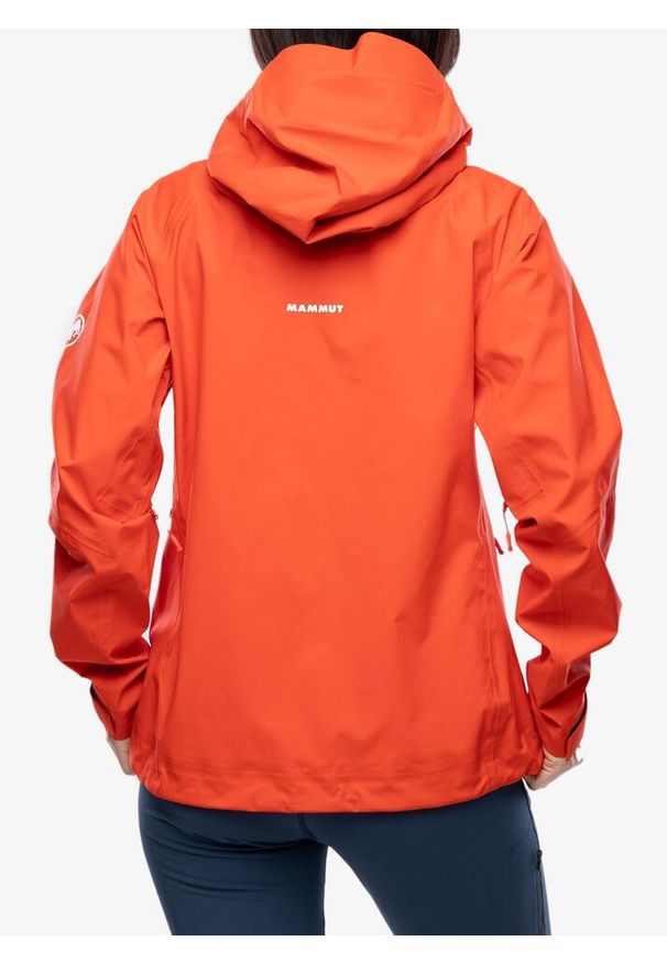 Kurtka z membraną damska Mammut Taiss HS Hooded Jacket. Kolor: czerwony