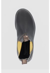 Blundstone Sztyblety skórzane 1919 damskie kolor czarny na płaskim obcasie. Nosek buta: okrągły. Kolor: czarny. Materiał: skóra. Obcas: na obcasie. Wysokość obcasa: niski #4