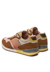 Pepe Jeans Sneakersy PLS4002 Brązowy. Kolor: brązowy. Materiał: materiał #6