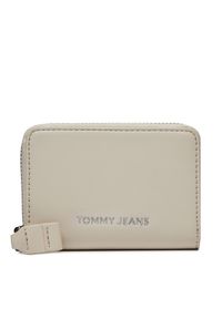 Mały Portfel Damski Tommy Jeans. Kolor: beżowy