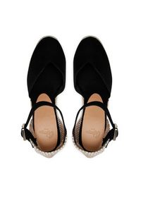 Castañer Espadryle Chiarata/8ED/001 020983-100-35 Czarny. Kolor: czarny. Materiał: materiał #8