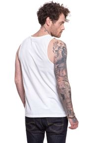 Wrangler - WRANGLER T SHIRT PRIDE TANK WHITE W769D3989 112131106. Wzór: nadruk