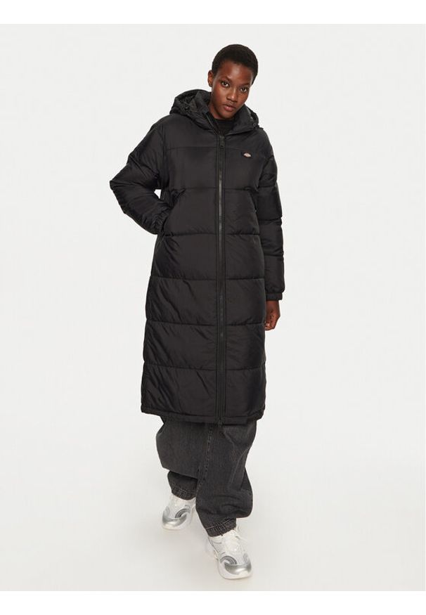 Dickies Płaszcz zimowy Alatna DK0A4XR9BLK Czarny Regular Fit. Kolor: czarny. Materiał: syntetyk. Sezon: zima