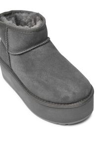 EMU Australia Śniegowce Stinger Micro Flatform W13082 Szary. Kolor: szary. Materiał: skóra #7