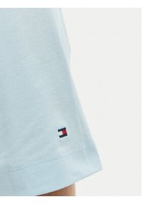 TOMMY HILFIGER - Tommy Hilfiger T-Shirt WW0WW48699 Niebieski Regular Fit. Kolor: niebieski. Materiał: bawełna #3