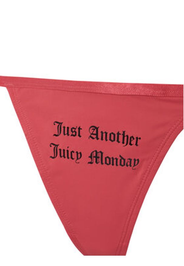 Juicy Couture Komplet stringów JCTTH225955 Kolorowy. Materiał: syntetyk. Wzór: kolorowy