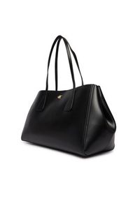 Calvin Klein Torebka Ck Snap Large Tote LV04F3502G Czarny. Kolor: czarny. Materiał: skórzane #5